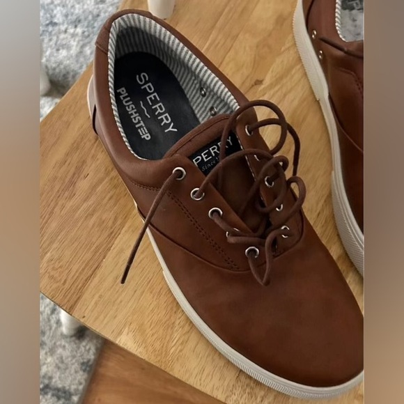 NWOT Leather Sperry Top Siders for Men - Picture 4 of 4